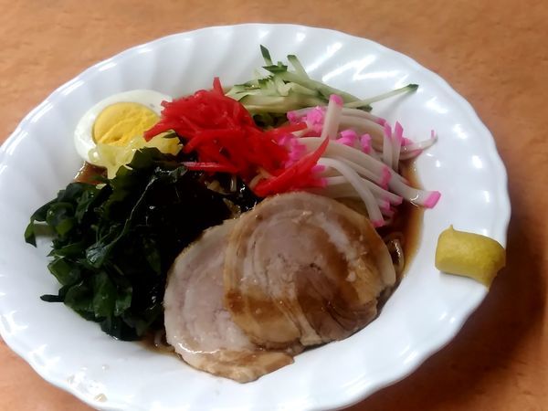 「冷し中華(並盛)550円」@そば・うどん 八起家 西口店の写真