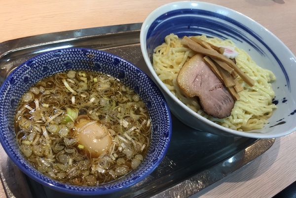 「魚介つけめん＋麺中盛＋トッピング味付玉子」@魚介系醤油拉麺専科 海空土の写真