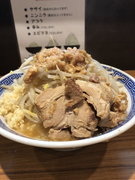 「ラーメン（並）麺やわ」@びんびん豚の写真