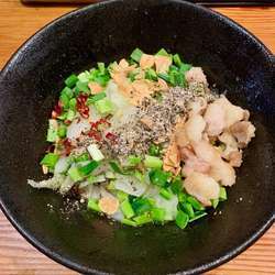 【限定】マルチョウと上州牛脂の和えそば