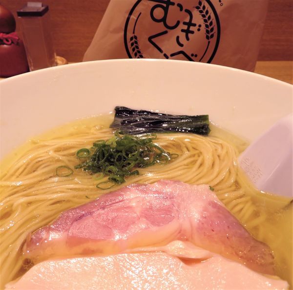 「【麺や福はら】芳醇鶏そば　塩（900円）」@むぎくらべの写真