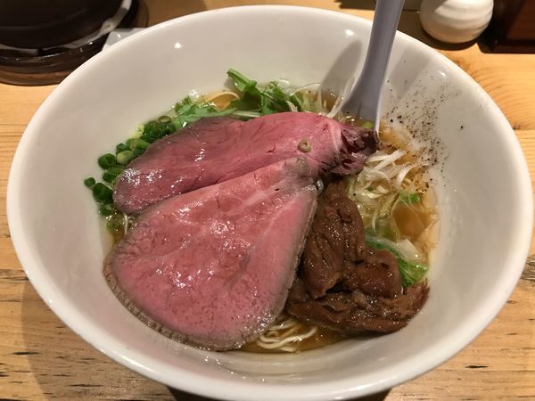 「特製牛骨麺  1000円」@麺屋 西川の写真
