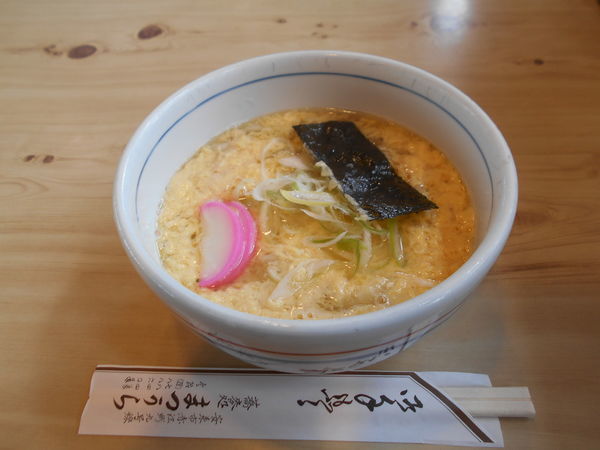 「玉子とじうどん」@そば処まつうらの写真