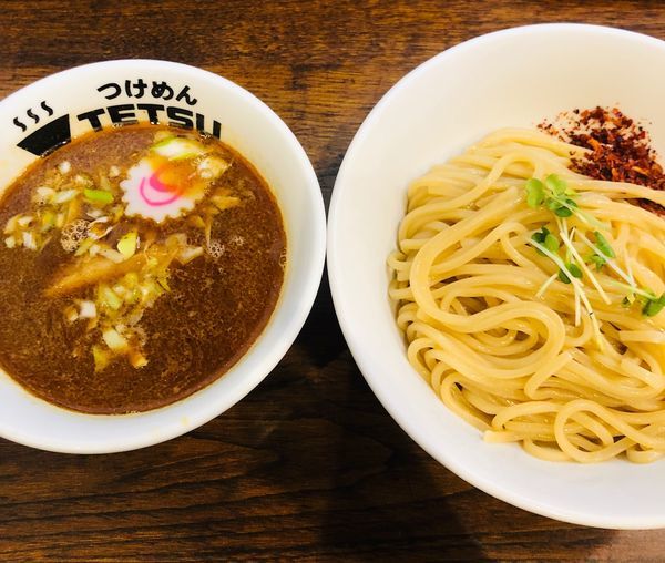 「辛つけめん（並￥880）」@つけめんTETSU 御徒町ラーメン横丁店の写真
