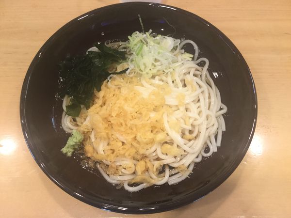 「冷やしたぬきうどん（￥380）」@吉そば 神田店の写真