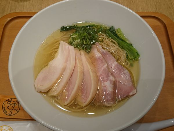 「【麺や 福はら】芳醇鶏そば（塩）」@むぎくらべの写真