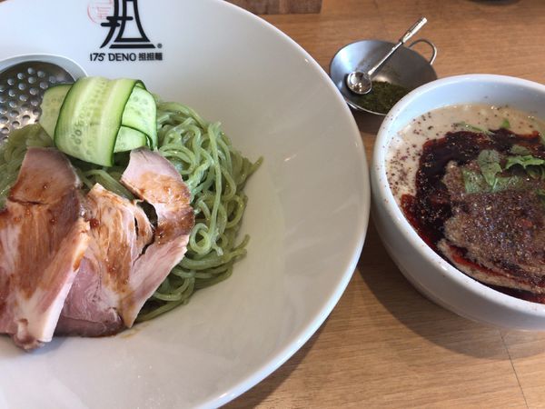 「限定：冷やし担担つけ麺・すごい痺れ1000円+青花椒50円」@175°DENO～担担麺～ 福島店の写真