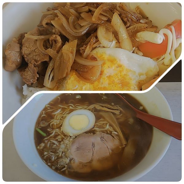 「本日のランチA（生ラムの焼肉丼）」@笑顔の写真