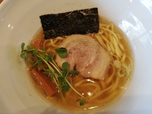 「塩平打めん」@二代目煮干しラーメンまるにぼ 防府本店の写真