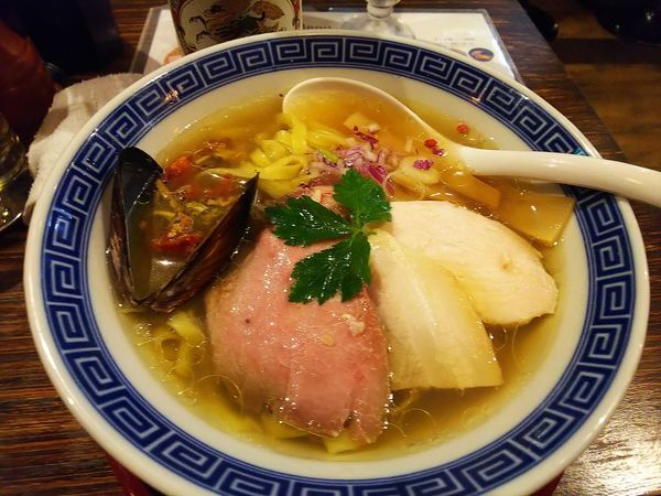 「貝だししおそば」@だし廊 -DASHIRO-の写真