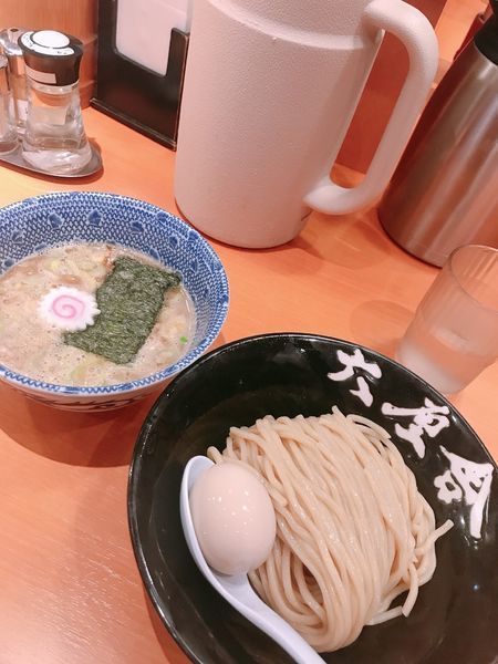 「朝つけ麺 味玉」@六厘舎の写真