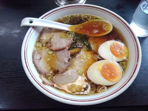 「チャーシューメン+煮たまご」@たいちの写真