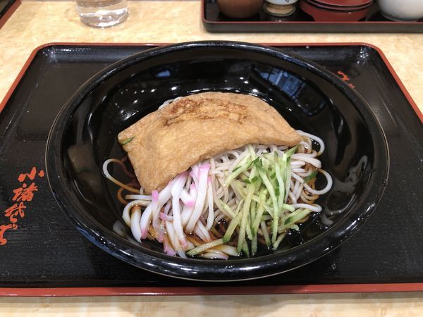 「冷しきつねそば」@小諸そば 赤坂店の写真