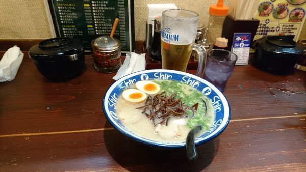 「平日夜と土日祝限定セット」@博多らーめん ShinShin KITTE博多店の写真