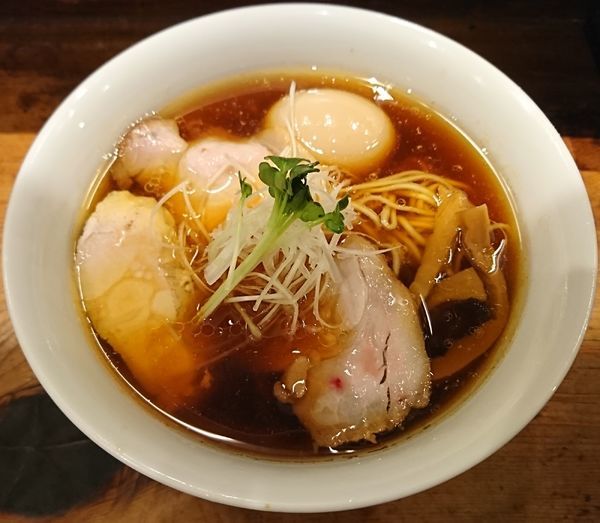 「味玉中華そば(930円)」@中華そば しば田の写真