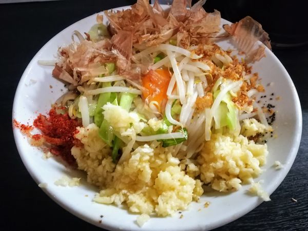 「汁無し880麺半分ニンニクマシマシ辛味」@豚星。の写真