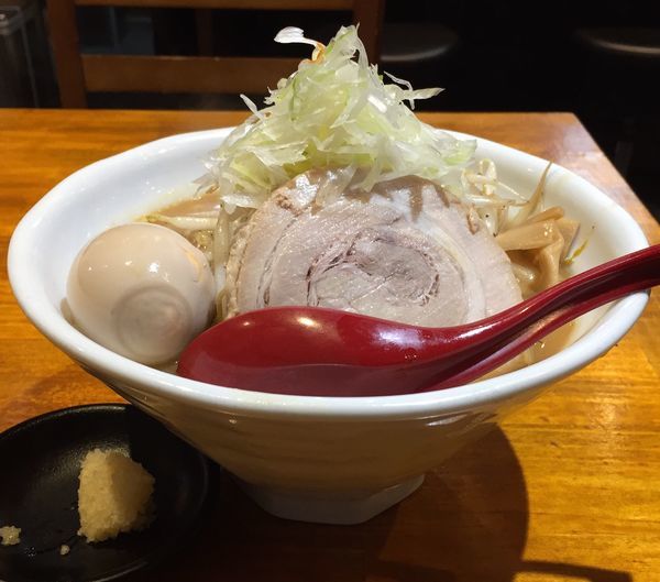 「濃厚味噌らーめん＋味付け玉子」@らーめん 蓮の写真