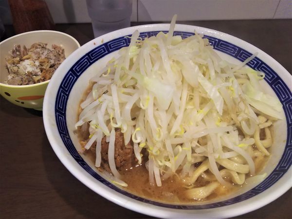 「ラーメン 少なめ￥700＋チャーシューポテサラ￥150」@ラーメン ゼンゼンの写真