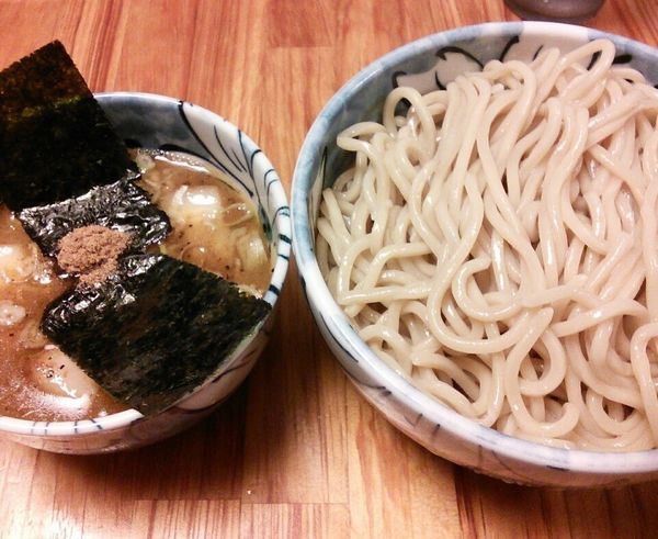 「つけ麺(並)　８００円」@自家製麺 然の写真