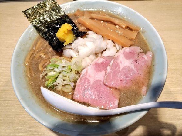 「ゲリラ限定 RAMEN煮干しど真ん中」@らー麺 アオキジの写真