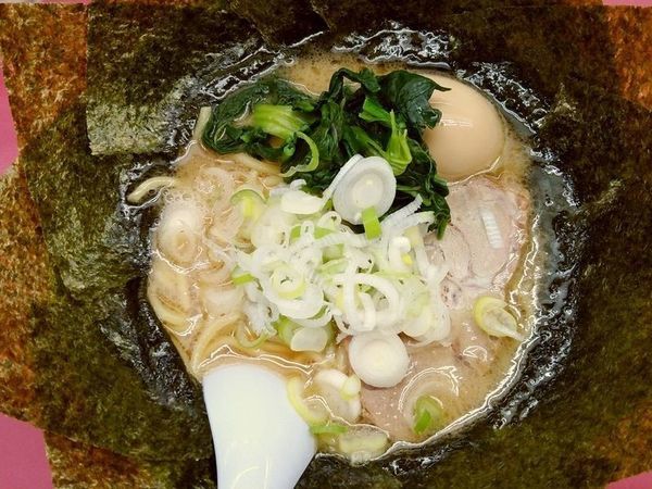 「のりラーメン＋味玉」@鹿島家 大森店の写真