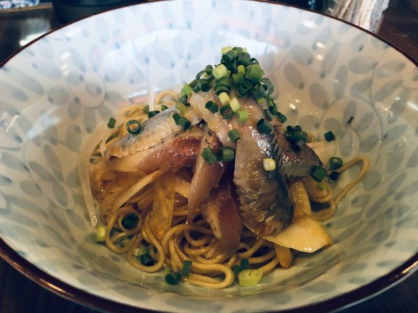 「いわしそば」@寿製麺よしかわ 保谷店の写真