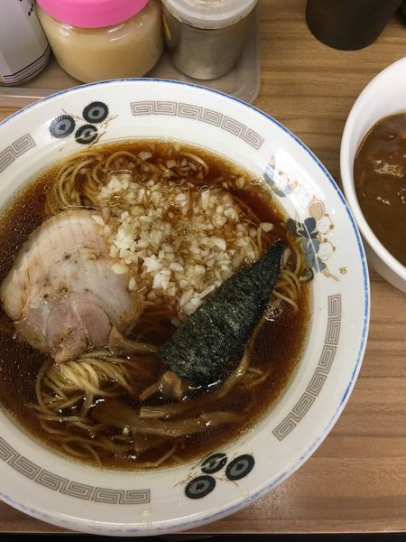 「ラーメン+ミニカレー」@らぁ麺 つねの写真