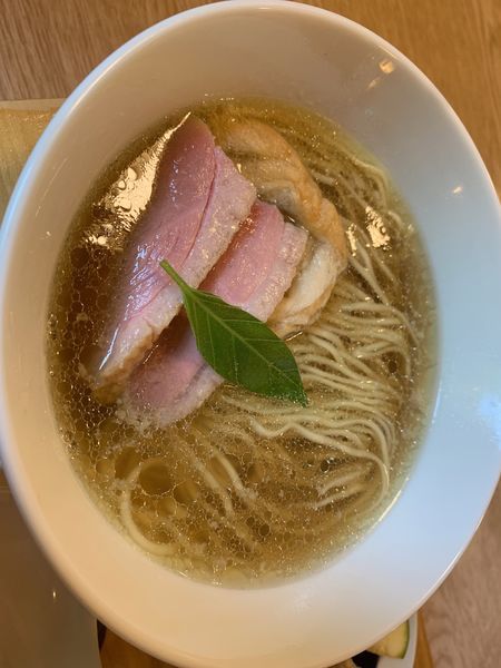 「塩の山椒ラーメン+ごぼう味噌茶漬け」@空庵の写真