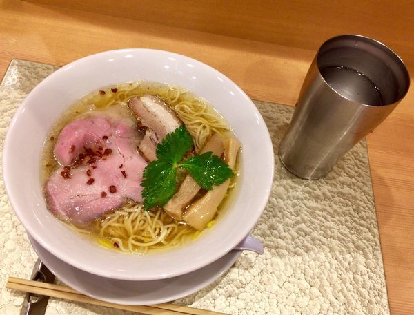 「黄金貝らーめん」@なにわ麺次郎の写真