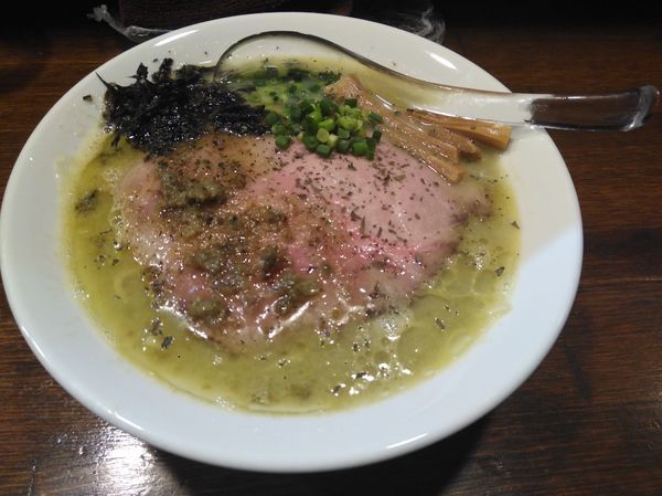 「牡蠣塩らぁ麺650円」@Soupmenの写真