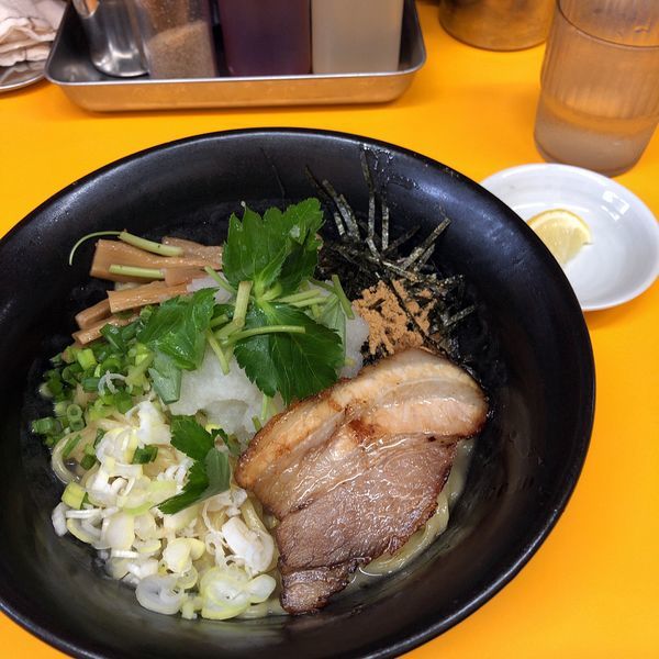 「鬼おろし煮干し塩(840円)」@大友食堂の写真