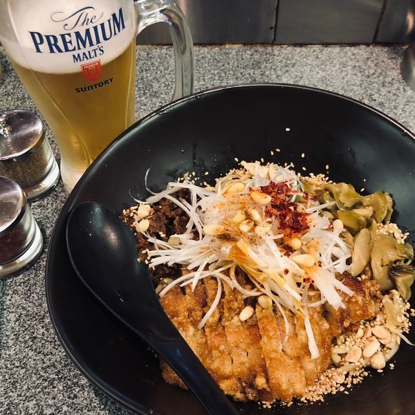 「汁なし排骨担々麺（￥1000）他」@万世麺店 有楽町店の写真