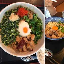 豚台湾まぜそば大盛+豚まぜそば