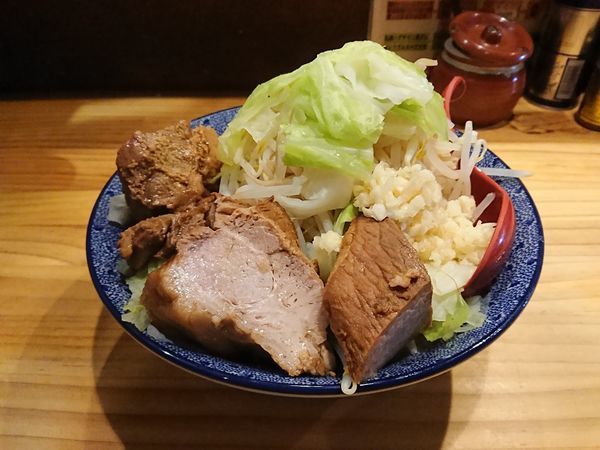 「背脂野菜らあめん 750円」@中華蕎麦 つけ麺 五味五香の写真