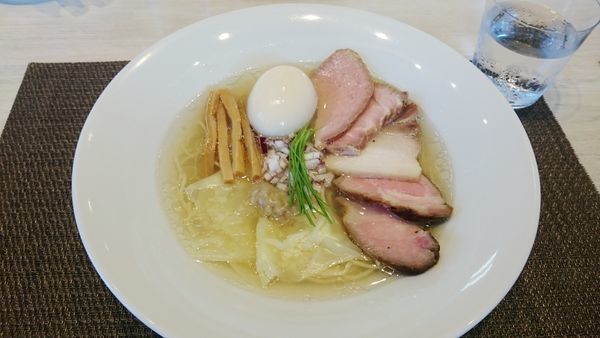 「特製 中華蕎麦（1,050円）」@宍道湖しじみ中華蕎麦 琥珀 東京本店の写真