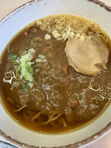 「カレーラーメン540円」@やなぎ庵の写真