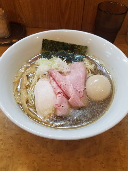 「味玉鶏煮干そば¥900+ハーフ和え玉¥150」@中華そば 児ノ木の写真