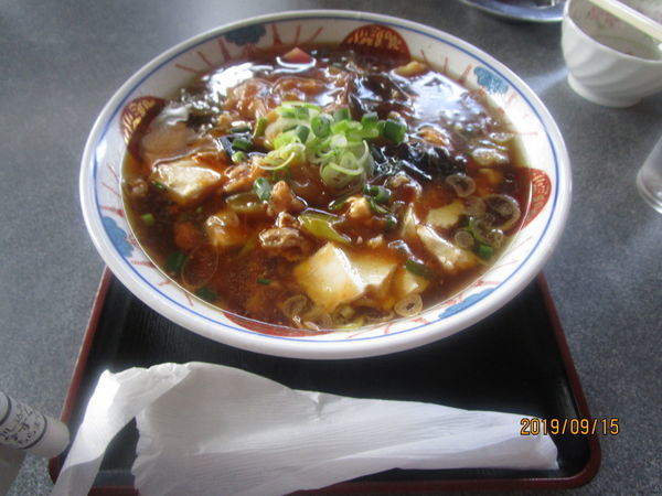 「マーボーラーメン　700円」@信州の写真