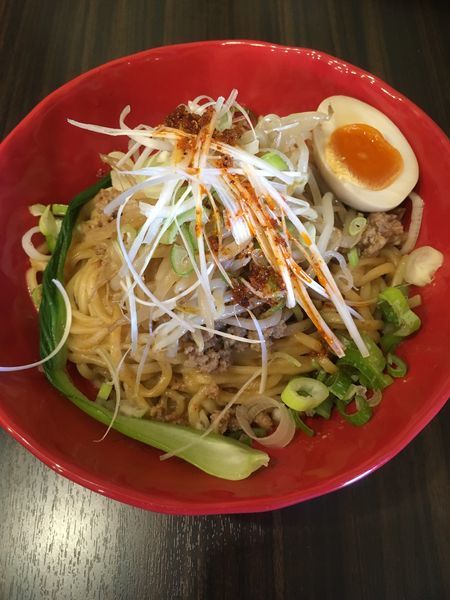 「汁なし坦々麺並盛（850円）」@横道の写真