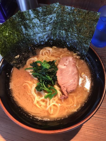 「中ラーメン＋ライス ¥800＋100」@梅家〜舎弟〜の写真