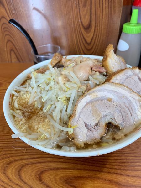 「ブタいりラーメン   ぶた5枚」@ラーメン二郎 亀戸店の写真
