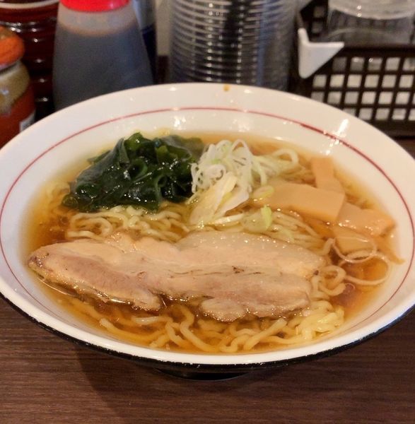 「あっさり醤油ラーメン」@豚骨ラーメン ぜろや 稲毛海岸店の写真