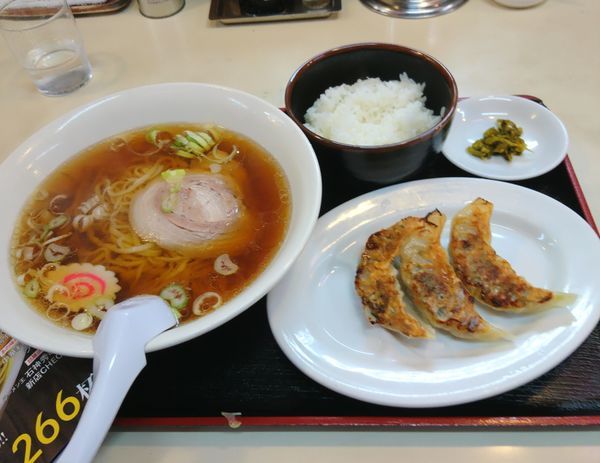 「餃子セット」@麺や 手ごね竹の写真