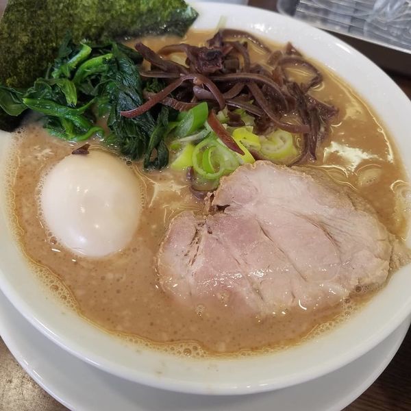 「ラーメン¥780+味玉¥100」@うまいヨ ゆうちゃんラーメンの写真
