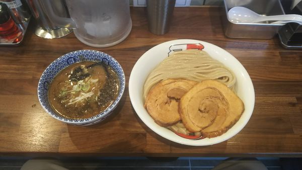 「つけ雷(魚)特盛+豚増し」@雷 北松戸本店の写真