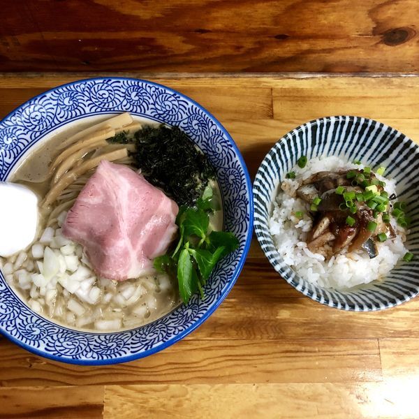 「【限定】濃い冷やし煮干しそば￥800」@中華そば よしかわの写真