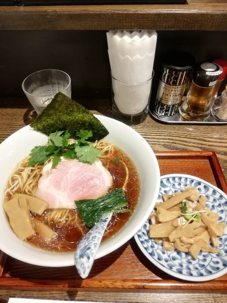 「Ra-men濃口醤油　780円　穂先メンマ　100円」@メンドコロ Kinariの写真
