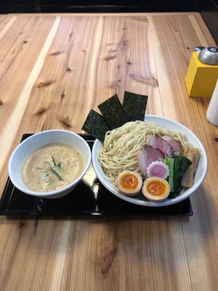 「濃厚煮干しつけ麺(300g)」@中華そば かーかっかの写真