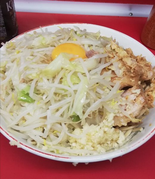 「小豚汁なし野菜ニンニク」@ラーメン二郎 湘南藤沢店の写真