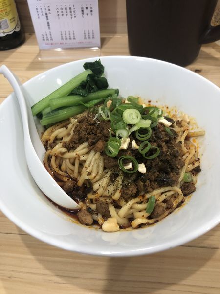 「汁なし担々麺（醤油）」@汁なし担々麺 ここからの写真